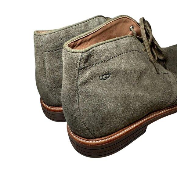 UGG Leighton Chukka Desert Boots Olive Green‎ Waterproof Suede size 11.5 US main image 8